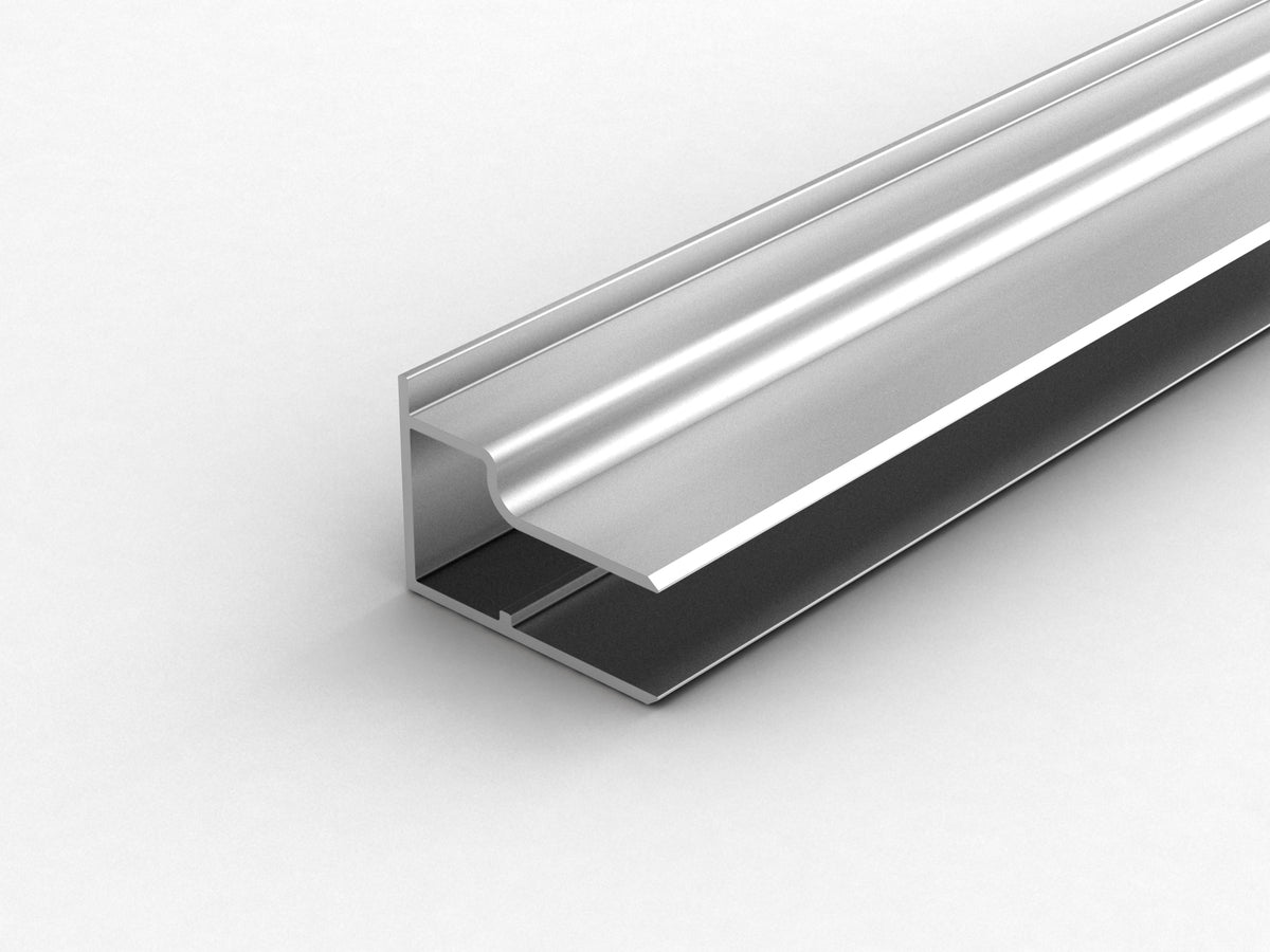 Aluminum End Cap - 4-wall polycarbonate sheet - 4' length