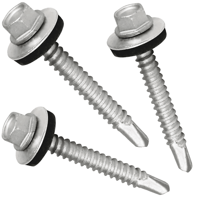 Polycarbonate Twin wall Screws and Washers (Neoprene Rubber)